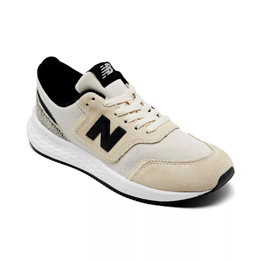 New Balance X70 Fresh Foam Cheetah Print Sneakers Tennis Shoes Cream Womens SZ 6